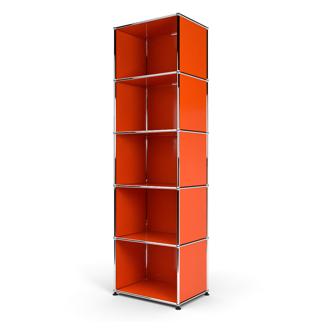 Wandregal 50 5x1 offen, Orange