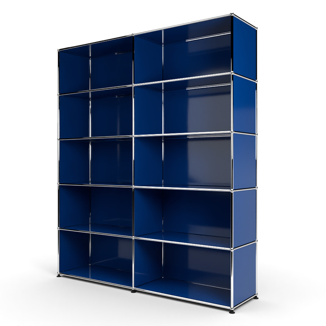 Wandregal 5x2 offen, Enzianblau