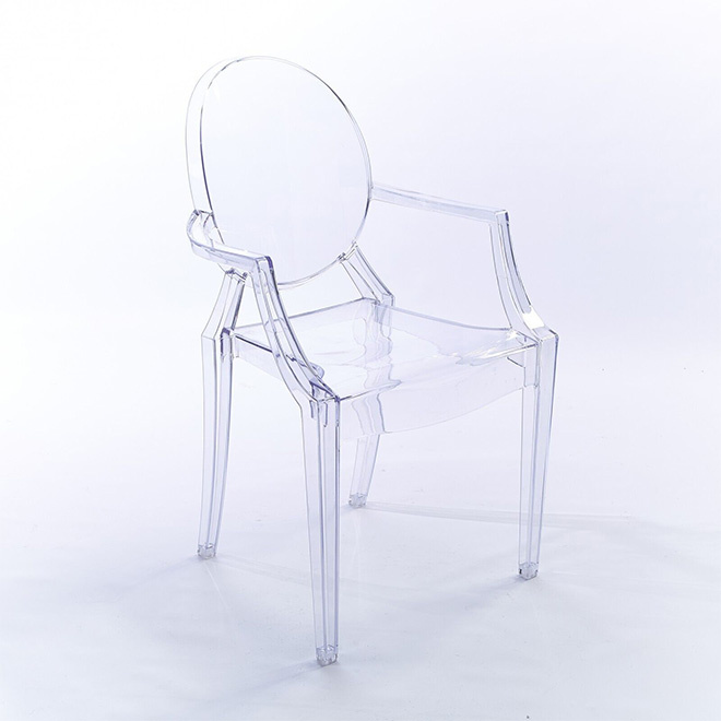 Louix Ghost Chair mit Armlehne